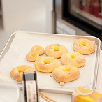 ドーナツ焼き上がり