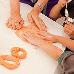 ドーナツの形に