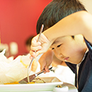 レストランデビューの様子08